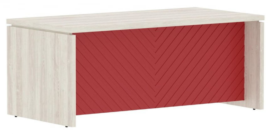 Стол руководителя Torr LUX TLST 189H Сосна Эдмонд Красный_0