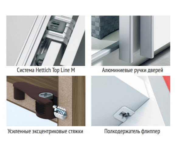 Шкаф-купе трехдверный Прайм 1800 Зеркало/Белое стекло/Зеркало Венге_3