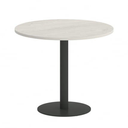 Стол журнальный круглый HOME OFFICE VR.SP-5-90.1 Дуб Наварра/Антрацит металл_0