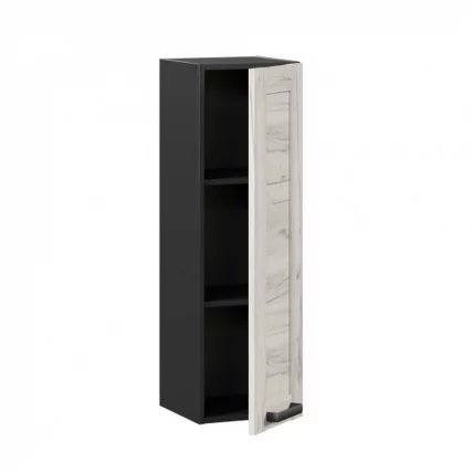 Шкаф кухонный 300 высокий Винченца ЛД 234.410.000.081 Черный Дуб Крафт белый_1