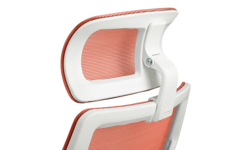 Кресло Oliver RCH W-203AC Белый пластик/Оранжевый_5