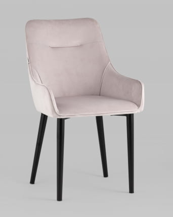 Стул Джоан велюр Светло-розовый_1