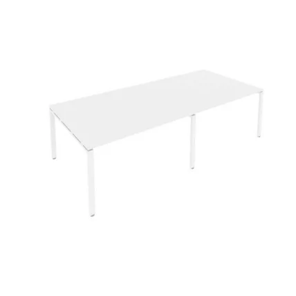 Переговорный стол (2 столешницы) Metal System Б.ПРГ-2.3 Белый_0