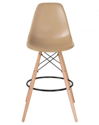 Стул барный DOBRIN DSW BAR (ножки светлый бук, цвет сиденья бежевый (GR-03)) 2 шт_6