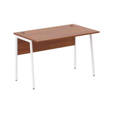 Стол рабочий IMAGO Plus СП-2P Орех французский Белый_0