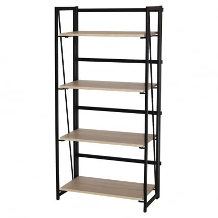 Стеллаж на металлокаркасе BRABIX LOFT SH-001 Дуб натуральный_1