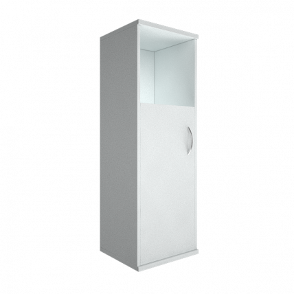 Шкаф средний узкий левый Riva А.СУ-2.1 Л Белый_0