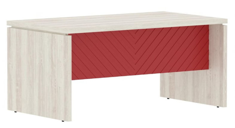 Стол руководителя Torr LUX TLST 169 Сосна Эдмонд Красный_0