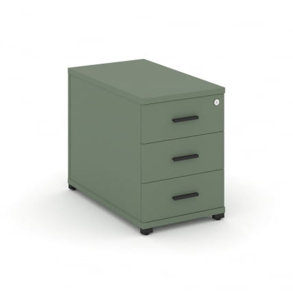 Тумба опорная приставная с 3-мя ящиками CONCEPT CN.TGO-001 B/W Кобо Черный_0