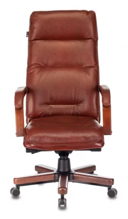 Кресло руководителя Бюрократ T-9927WALNUT Светло-коричневый_1
