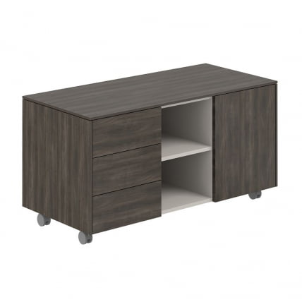 Тумба мобильная 3-секционная Atlas NZ-0203.BT.BT Бренсон Трюфель_0