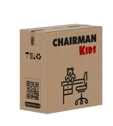 Детское кресло CHAIRMAN КИДС 104 Блаcк НЛО / KIDS Black_5