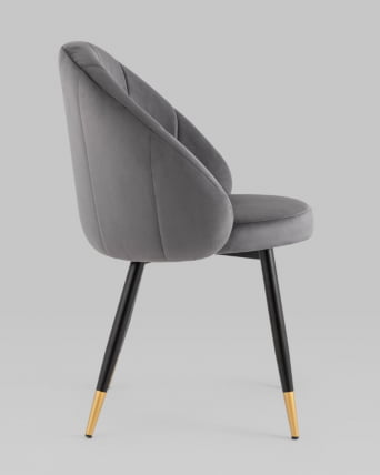 Стул Наоми велюр Серый_3