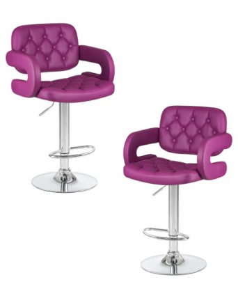Стул барный DOBRIN TIESTO (фиолетовый) 2 шт_0