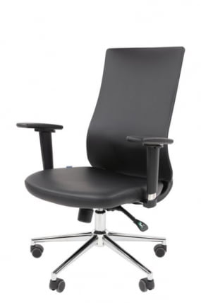 Офисное кресло CHAIRMAN 500 LUX БП экокожа Черный_9