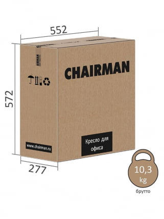 Офисное кресло Chairman 606 Серый Хром_14