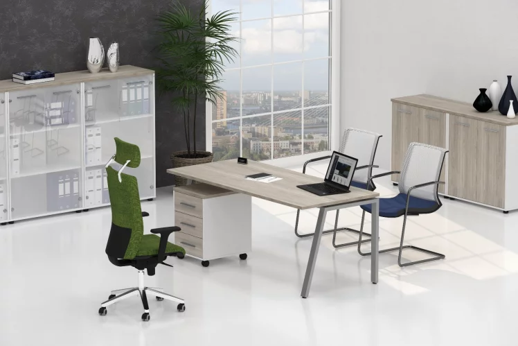 Мебель для персонала Deka №2 Дуб Сантана светлый_0