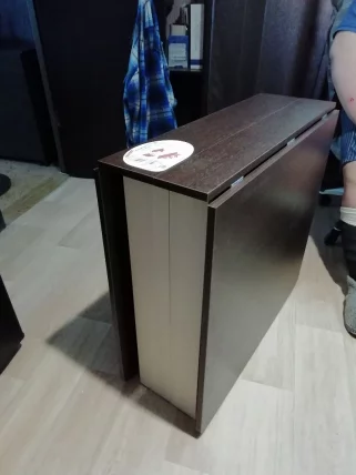 Стол-тумба Колибри-12.2 дуб венге,дуб кобург_5