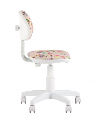 Кресло компьютерное детское УМКА Princesski пластик белый_2
