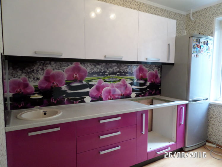 Глянцевый фартук (КОМПОЗИТ) KM 43_4