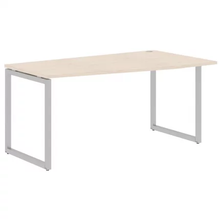 Стол письменный правый XTEN-Q XQCT 169 R Бук Тиара Алюминий_0