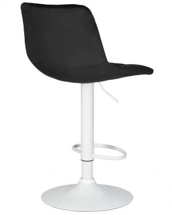 Стул барный DOBRIN TAILOR WHITE Черный велюр MJ9-101_3