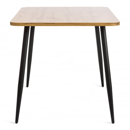 Стол PLUTO ЛДСП/металл, 120x80x77 см, Дуб вотан/Черный_2