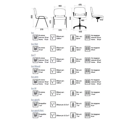 Офисный стул Iso chrome Z11 кожзам_1