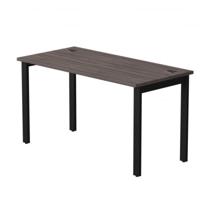 Стол прямой на металлокаркасе, опоры 45 гр Everprof EVO 254S003 Дуб Пасадена Черный_0