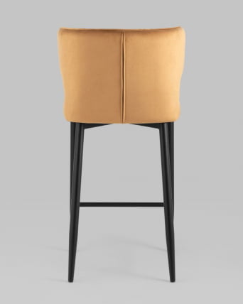 Полубарный стул Матео ножки велюр Терракотовый_3