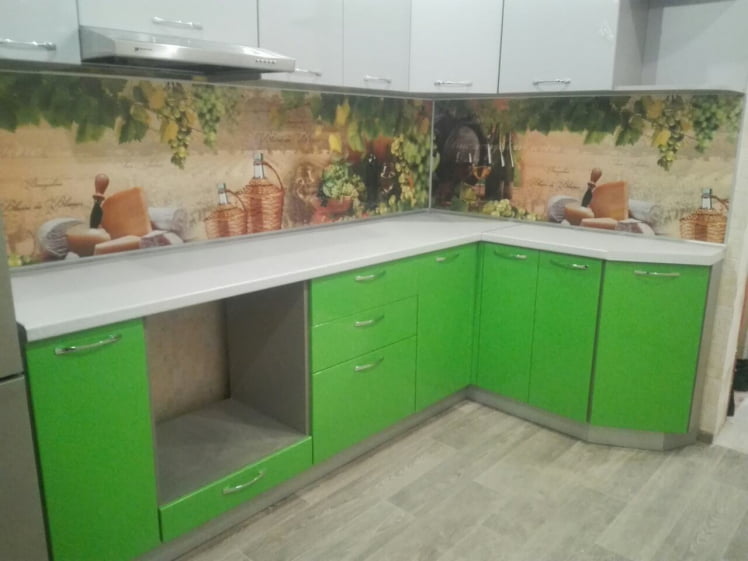 Глянцевый фартук (КОМПОЗИТ) KM 17_2