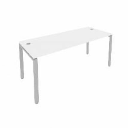Стол письменный METAL SYSTEM Б.СП-5 Белый/Серый_0