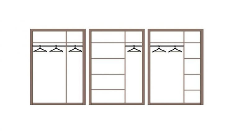 Шкаф для одежды Лючия 33.02 Кейптаун Венге_2