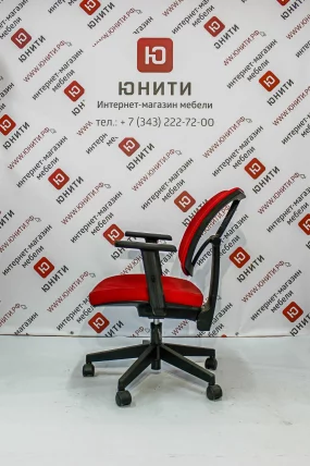 Кресло офисное (ВБ13) Trek выставочный образец Красное_1