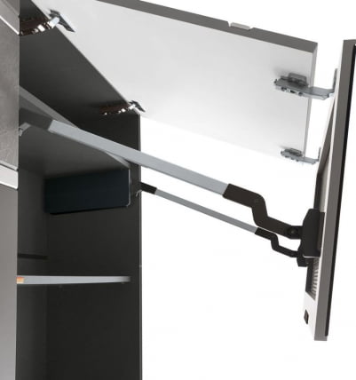 Шкаф-витрина со складной системой Грейс 105.81 Оникс Кубанит_1