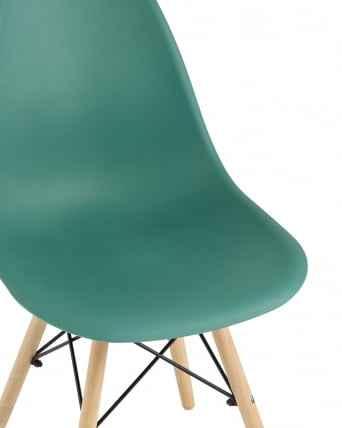 Стул Еамес Стиле ДСВ серо-зеленый (разборный каркас) / Eames Style DSW_5