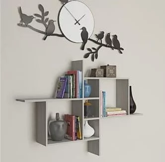 Полка навесная П9 Ясень шимо светлый_0