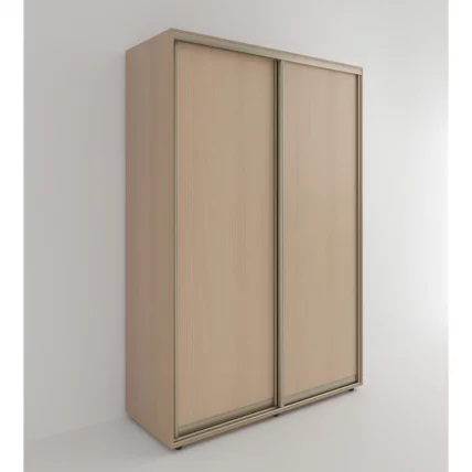 Шкаф-купе 2-х дверный Акцент-Сим Д 1000х600 Дуб молочный_0