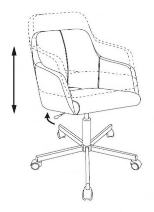 Кресло для оператора Бюрократ CH-380M Стальное небо 38-405_4