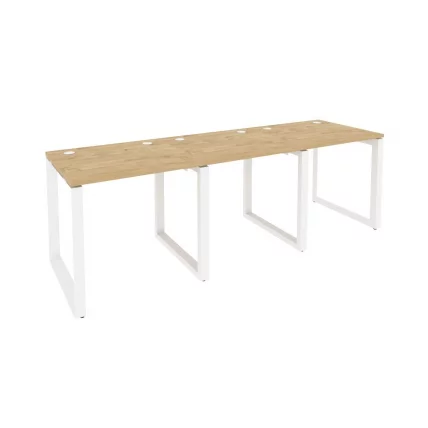 Рабочая станция на О-образном м/к ONIX O.MO-RS-3.0.7 Тиквуд Светлый/Белый_0