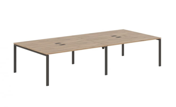 Бенч-система 4-местная EDIS EUWST 3516 Дуб Денвер светлый Мокко_0