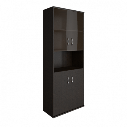 Шкаф высокий широкий Riva А.СТ-1.4 Венге Цаво_0