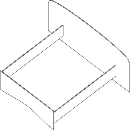 Кровать Проспект Гм.КРО-22 бук светлый_0