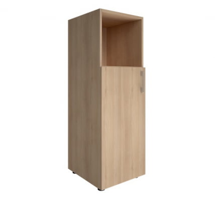 Шкаф книжный средний полуоткрытый без топа YALTA LT-SU 2.1L Снежная Платина_0