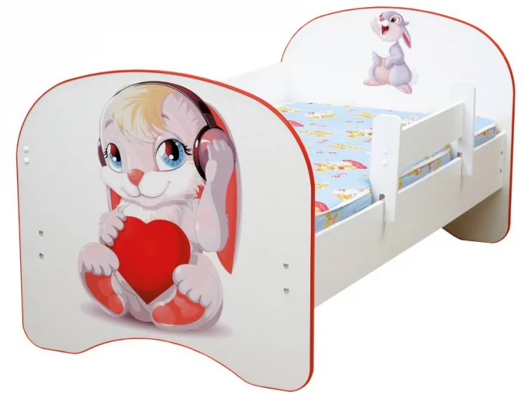 Кровать детская с фотопечатью без ящика 800*1600 Котята_0