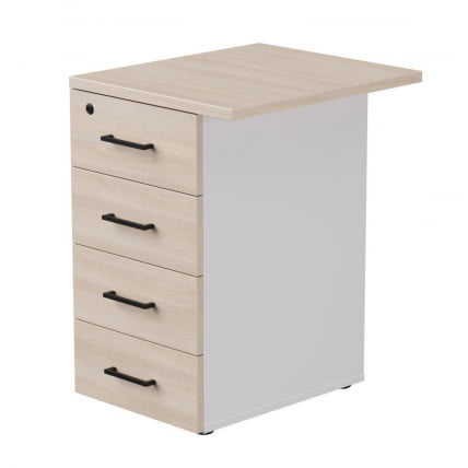 Тумба приставная с топом Everprof EVO 254Т1203 Дуб Соната Белый_0