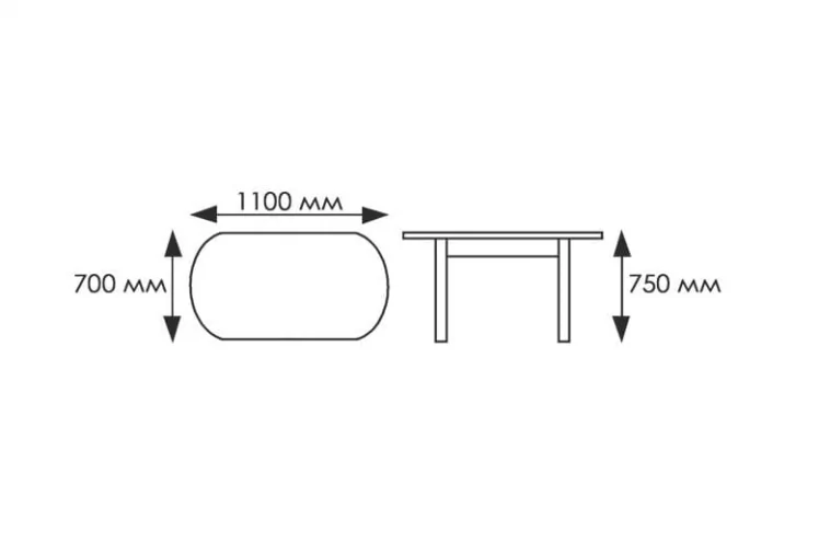 Стол обеденный Европейский фп Св кирпичики С003 ЛДСП дуб выбеленный_1