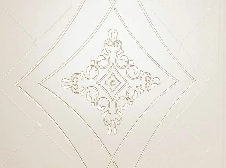 Шкаф-витрина с колоннами (левый/правый) Венеция 32.06 Сосна Астрид Ваниль_1