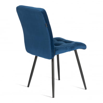 Стул обеденый Medeo велюр, 47х56х89, Blue (синий)_2