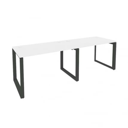 Рабочая станция на О-образном м/к ONIX O.MO-RS-2.2.7 Белый Бриллиант/Антрацит_0